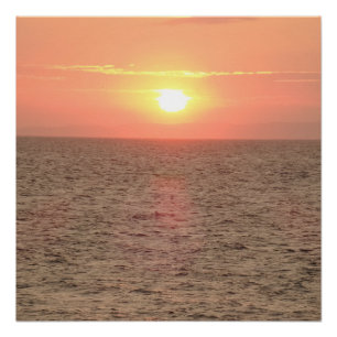 Pôster Belo Sunset de 20" x 20",Papel Poster,Semibrilho