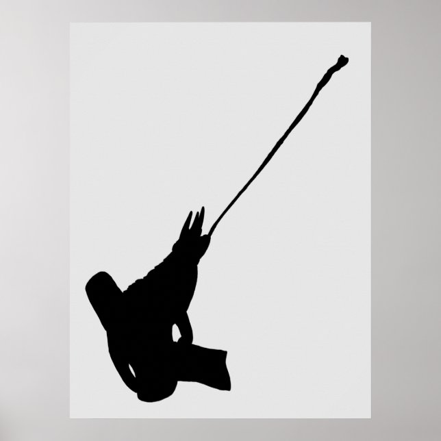 Poster Belo tiro! Silhueta Chameleon de Jackson (Frente)
