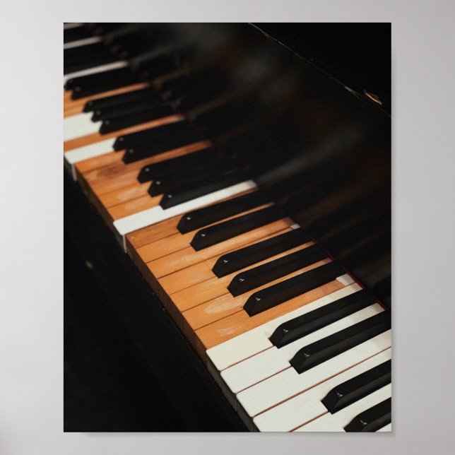 Poster Belo Trabalho de arte de Piano (Frente)