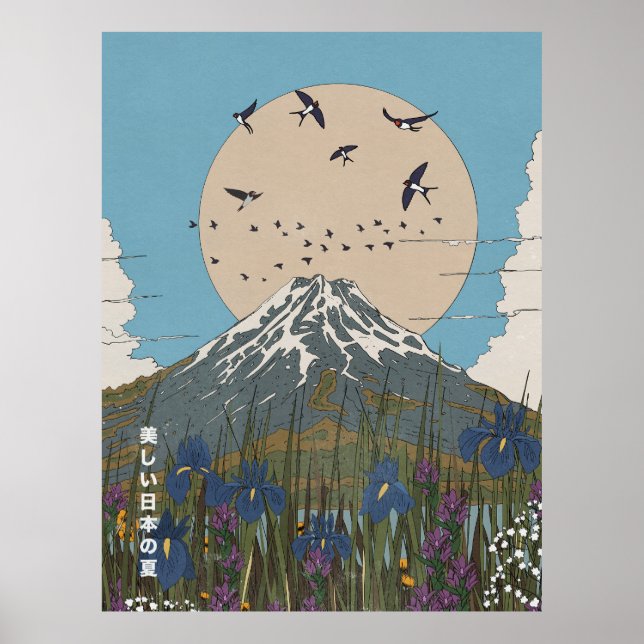 Poster Belo Verão Japonês (Frente)