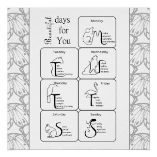 Pôster Belos dias para você na sua semana de mel