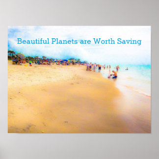 Poster Belos planetas valem a pena salvar