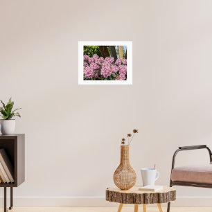 Poster Belos Rhododendrons Rosa Florais