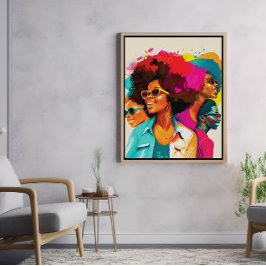 Poster Belos sorrisos de mulheres negras