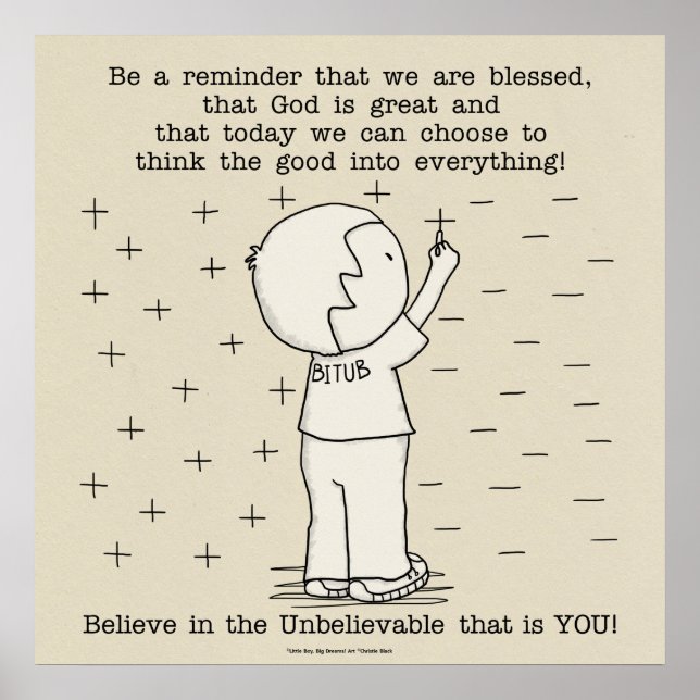 Poster Bem abençoado (Frente)