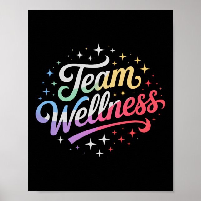 Poster Bem-estar da Equipe Motivada P.e Treino de Ninja d (Frente)
