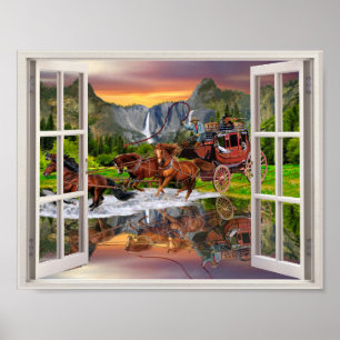 POSTER BEM FARGO STAGECOACH