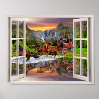 POSTER BEM FARGO STAGECOACH