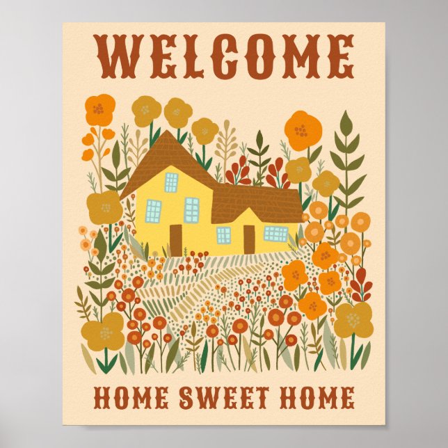 POSTER BEM-VINDO A CASA CLIENTE DE FLUXOS DE CASA (Frente)