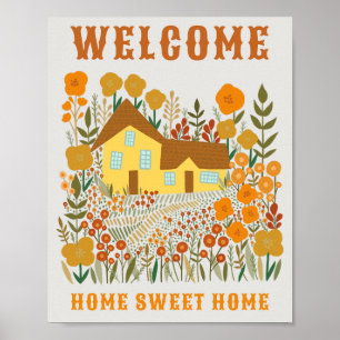 POSTER BEM-VINDO A CASA CLIENTE DE FLUXOS DE CASA