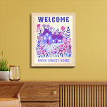 POSTER BEM-VINDO A CASA CLIENTE DE FLUXOS DE CASA<br><div class="desc">Veja esta arte doce e colorida, feita à mão por mim para você! Adicione seu próprio texto para personalizá-lo clicando em "personalizar" acima. Você também pode alterar o texto, a fonte, as cores e a cor de fundo. Selecione o tamanho do impressão usando o menu suspenso acima e você pode...</div>