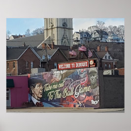 Poster Bem-vindo a Dubuque, Iowa Keepsasasair Souvenir