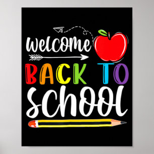 Poster Bem-Vindo À Escola No Primeiro Dia Do Professor