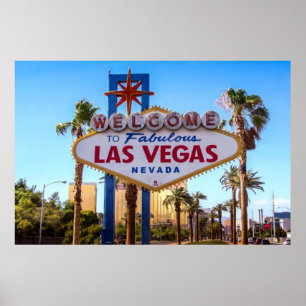 Poster Bem-Vindo À Fabulosa Porta De Las Vegas