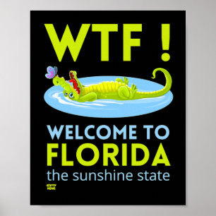 POSTER "BEM-VINDO À FLORIDA"