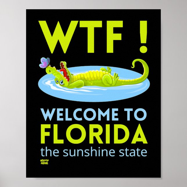 POSTER "BEM-VINDO À FLORIDA" (Frente)