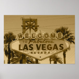 Pôster Bem-vindo a Las Vegas Fabulosa