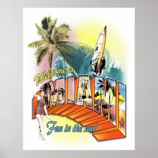 Poster bem-vindo a miami