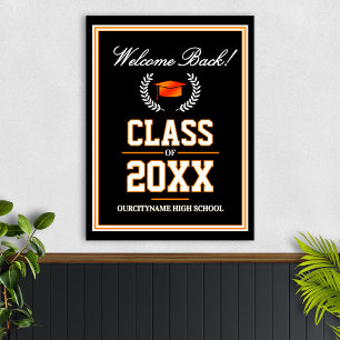 Poster Bem-vindo à reunião de turma dos Colors da escola