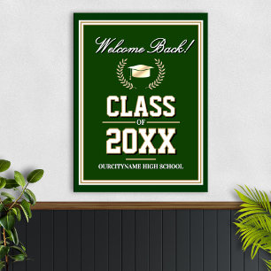 Poster Bem-vindo à reunião de turma dos Colors da escola