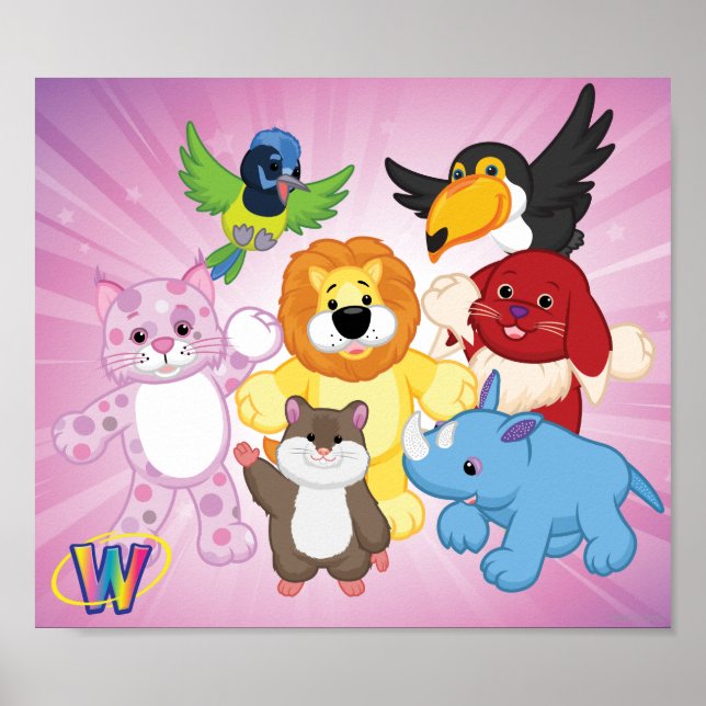 Poster Bem-vindo a Webkinz! (Frente)