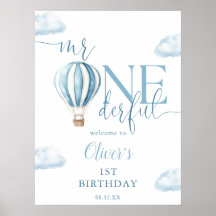 Bem-vindo ao aniversário de 1 ano do Sr Onederful 
