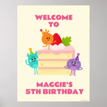 Bem-vindo ao Bolo de Aniversário dos Bumble Nums