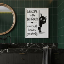 Bem-vindo ao Cartaz de Companhia do Gato no Banhei