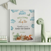 Bem-vindo ao Chá de Bebê: Dinossauro Nasce Em Brev