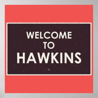 Poster Bem-vindo ao Hawkins