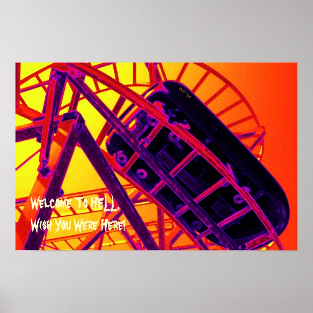 Poster - Bem-Vindo Ao Inferno. (Frente)