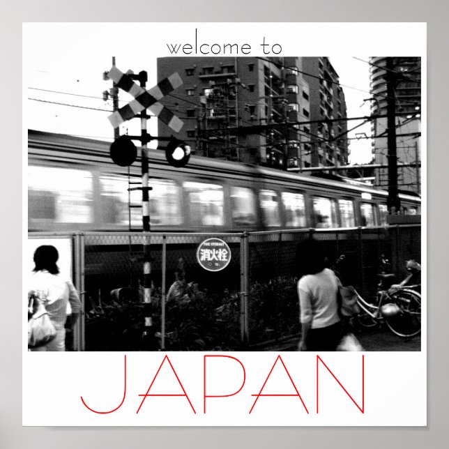 Pôster bem-vindo ao Japão (Frente)