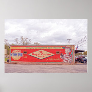 Poster Bem-vindo ao Letreiro Histórico de Ben Wheeler 24x