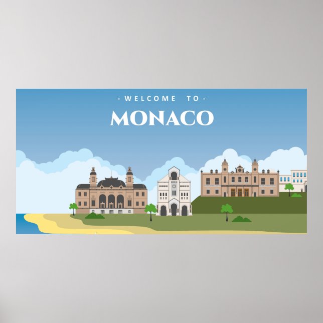 Poster Bem-vindo ao manaco (Frente)