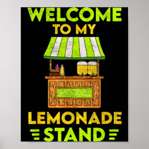 Poster Bem-vindo ao Meu Ponto de Limonada _ Verão _ Limão