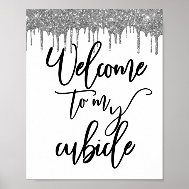 Poster Bem-vindo ao meu Trabalho de Carteira (Frente)