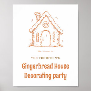 Poster Bem-vindo ao Natal da Casa Gingercake