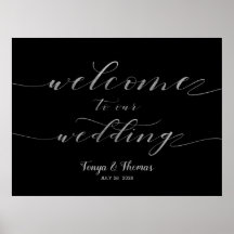 Bem-vindo ao nosso Sinal de Caligrafia Silver Swas