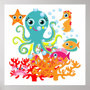 Pôster Bem-vindo ao Oceano