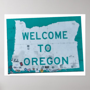 Poster Bem-vindo ao Oregon