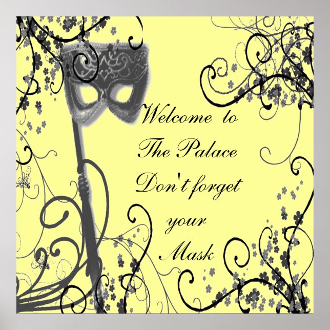 Pôster Bem-vindo ao Palácio (Frente)