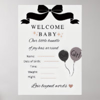 Bem-vindo ao poste de Baby Shower com Balões menin