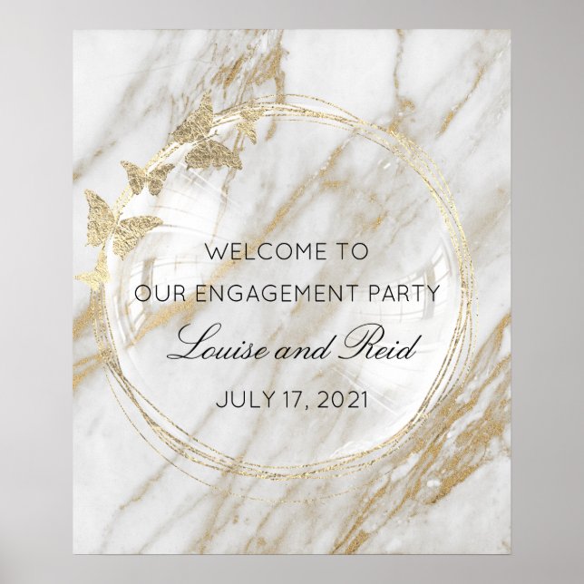 Poster Bem-vindo ao Quadro Dourado de Envolvimento de Cas (Frente)