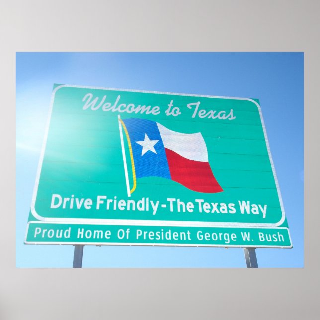 Poster Bem-Vindo Ao Texas! (Frente)