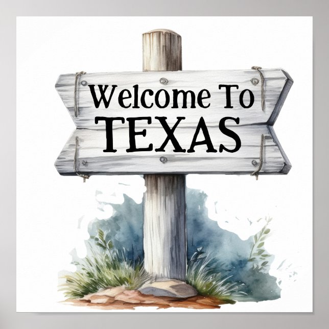 Poster Bem-vindo ao Texas (Frente)
