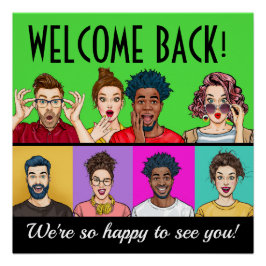 PÔSTER BEM-VINDO DE VOLTA