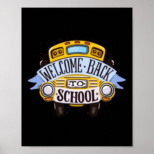 Poster Bem-vindo de Volta à Escola (Frente)
