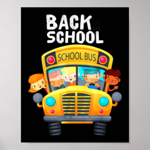 Poster Bem-Vindo De Volta À Escola Eu Amo A Minha Escola