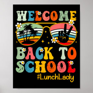 Poster Bem-vindo de Volta à Escola Funcionário da Cafeter