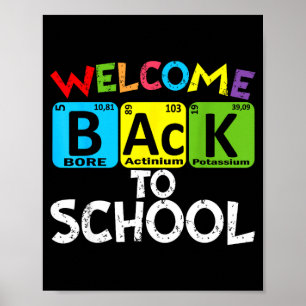 Poster Bem-vindo de Volta à Escola Primeiro Dia de Aula